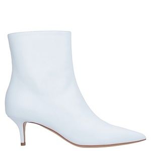 LERRE WHITE  ANKLE BOOTS SIZE -8
